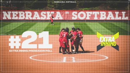 Huskers No. 21 in Extra Inning Softball Top 25