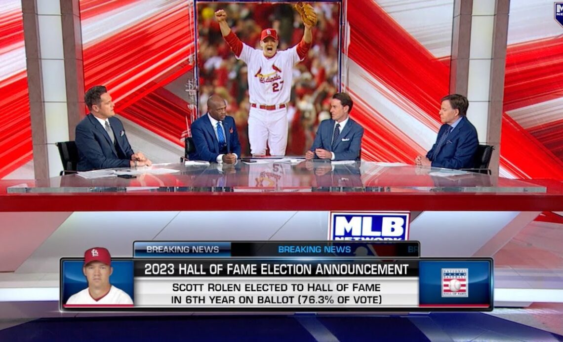 Scott Rolen voted into the Baseball Hall of Fame! (MLB Network discusses his candidacy and career!)