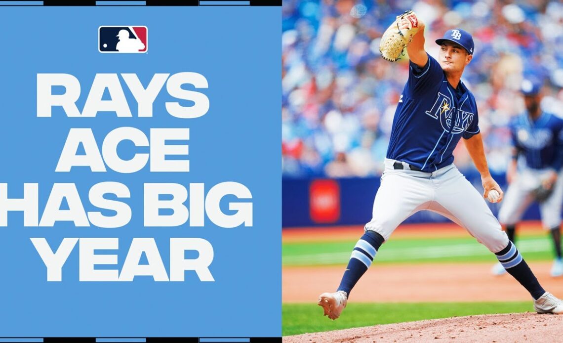 Shane McClanahan is the REAL DEAL! The Rays ace has breakout season! (Is All-Star, 6th in CY voting)