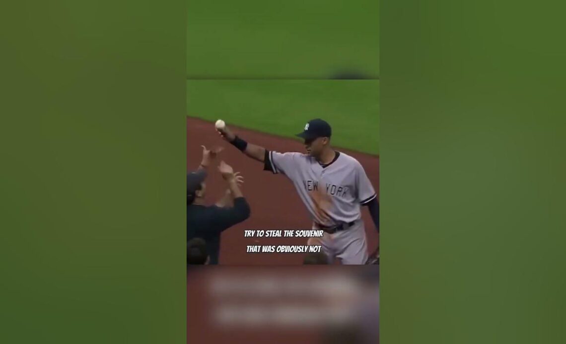 The Time Derek Jeter Stopped an Adult From Stealing a Ball From a Kid