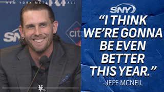 Jeff McNeil thrilled with Mets extension: 'I think we're gonna be even better this year' | Mets News Conference