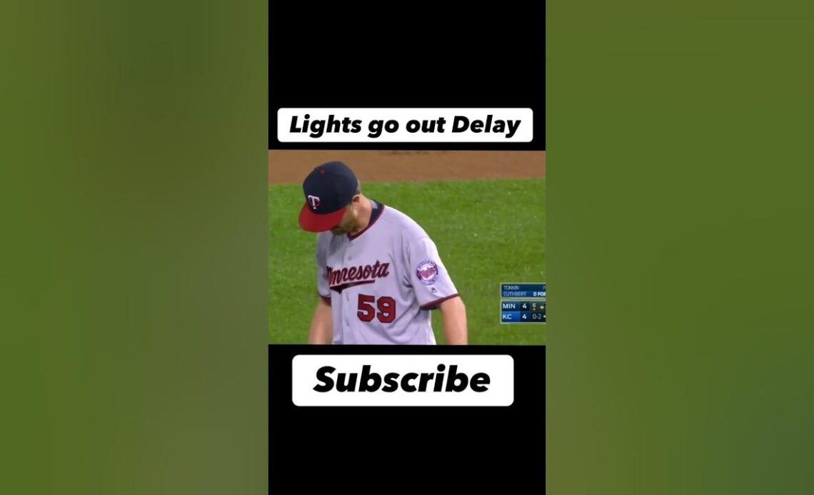 MLB Lights go out Delay