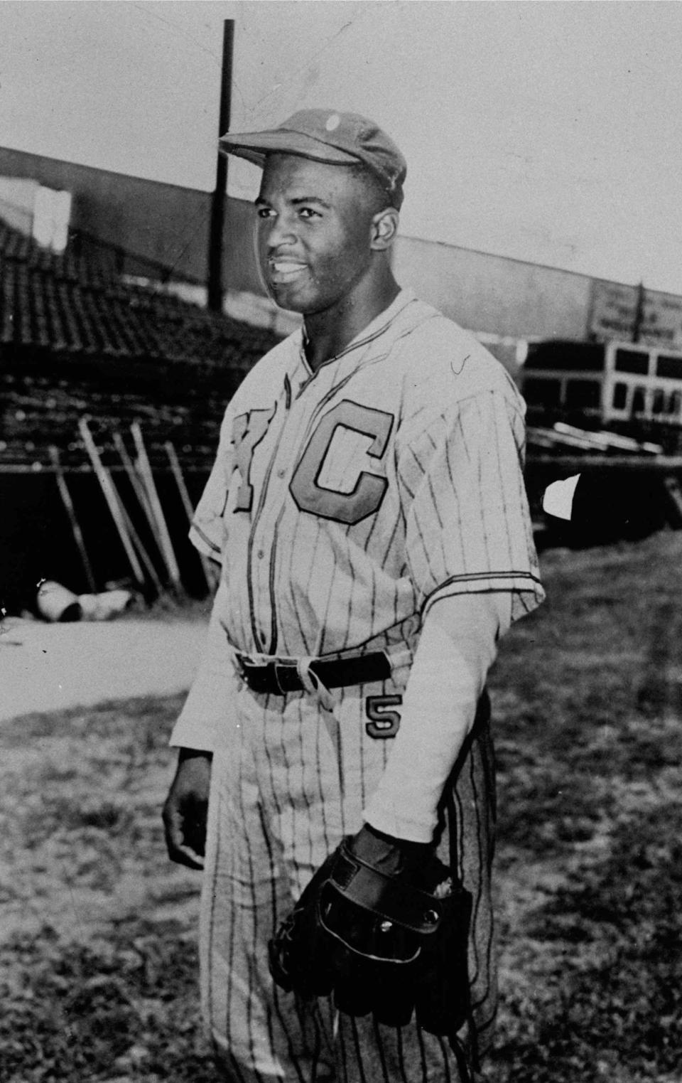 Jackie Robinson played for the Kansas City Monarchs of the Negro League.