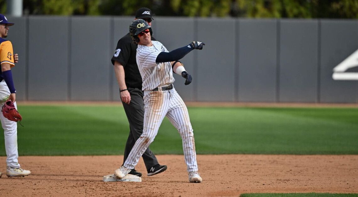 DeLeo Ignites Offense in Victory over Lipscomb – Baseball — Georgia Tech Yellow Jackets