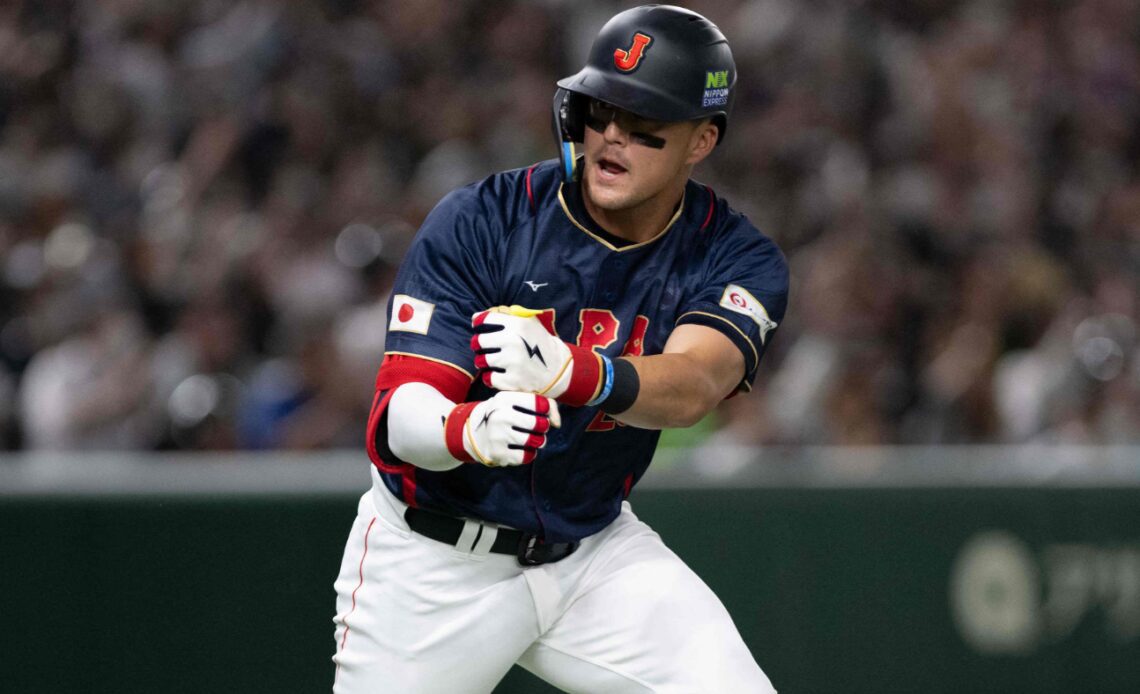 How Lars Nootbaar -- and his celebration -- became a sensation for Japan in World Baseball Classic