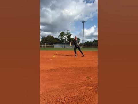 Infield drill to work on rhythm and keeping the ball more on the left side of the body.