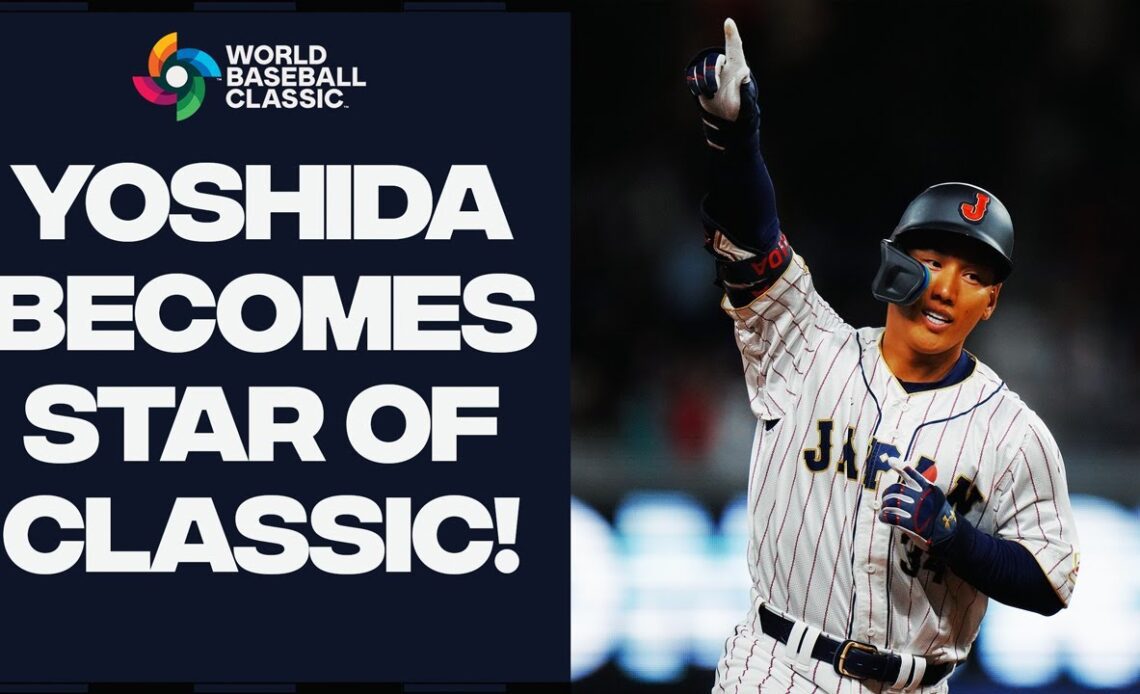 Masataka Yoshida has INCREDIBLE World Baseball Classic! So MANY CLUTCH moments from Team Japan STAR!