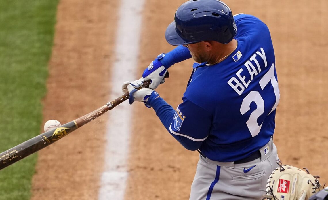 Matt Beaty hits two home runs, tries for Opening Day roster
