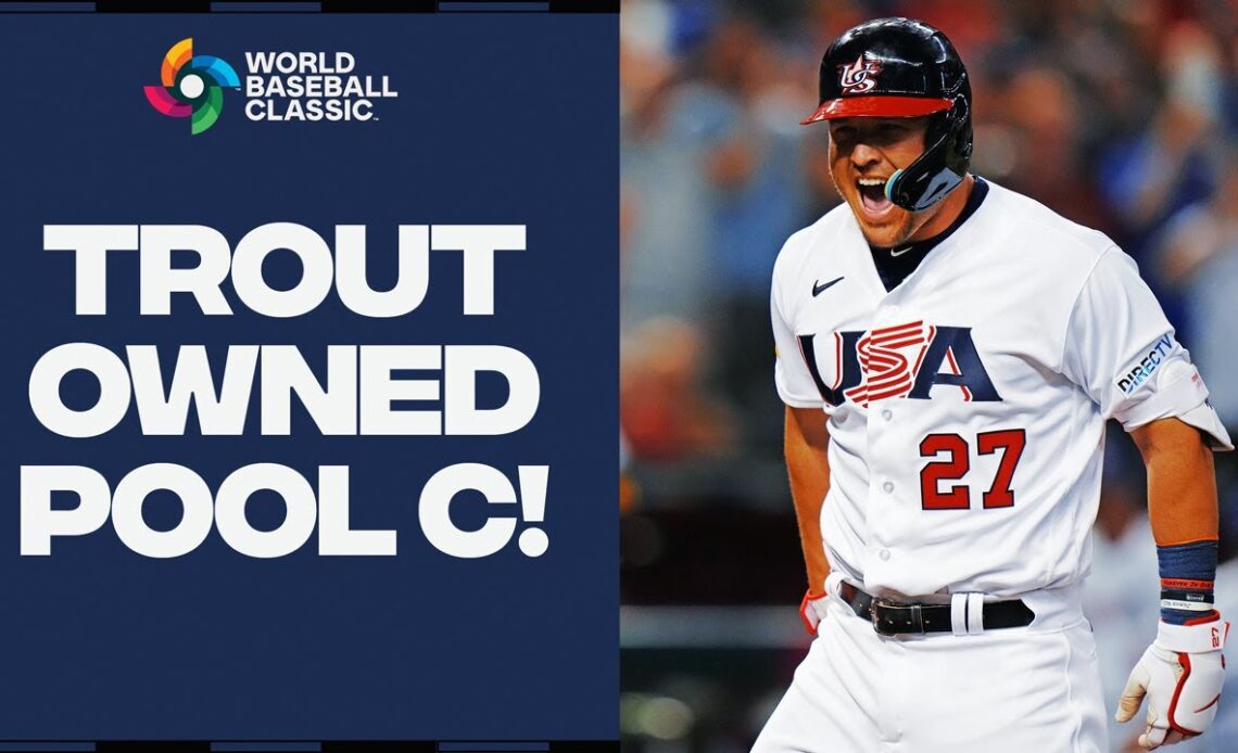 Mike Trout has been CLUTCH for Team USA during Pool Play! (Hit .417 with 1 HR and 6 RBI)