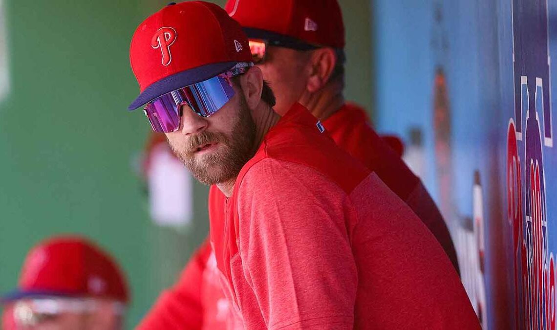 Phillies won't place Bryce Harper on 60-day IL, Dave Dombrowski says