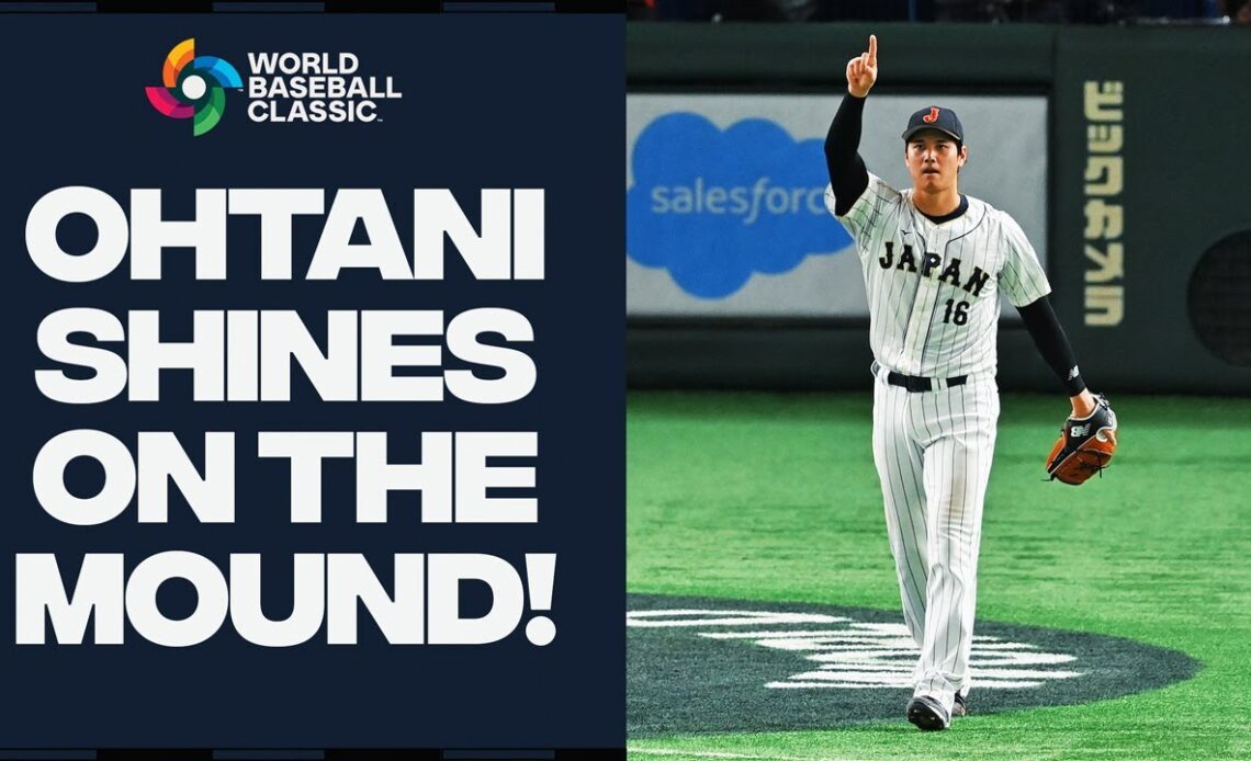 Shohei Ohtani DAZZLES yet again on the mound! Strikes out 5 as Japan moves to Semifinals!