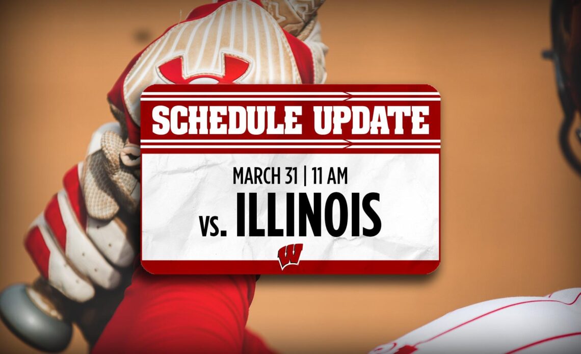 Time Change for Badger Softball on March 31