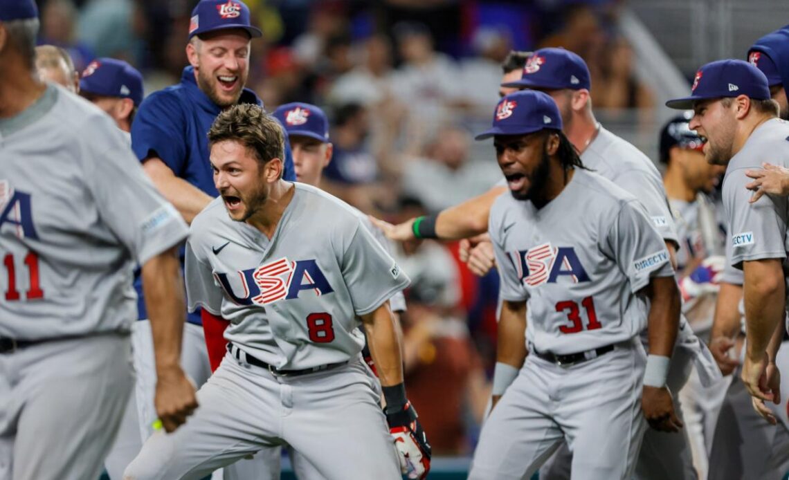 Trea Turner's dramatic WBC grand slam causes Team USA to 'black out' and 'lose their minds'