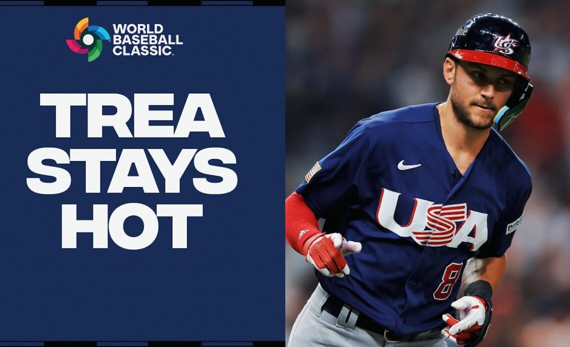 US of TREA! Trea Turner hits ANOTHER homer for Team USA!