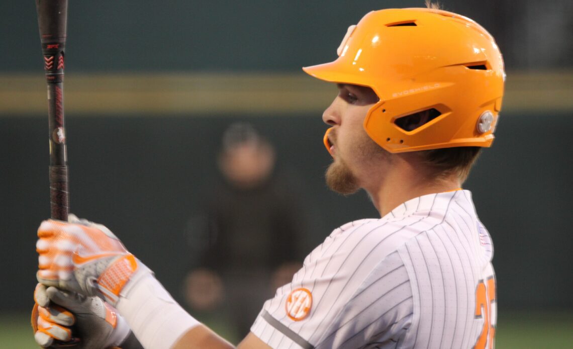 Vols’ offensive leaders entering Morehead State baseball series