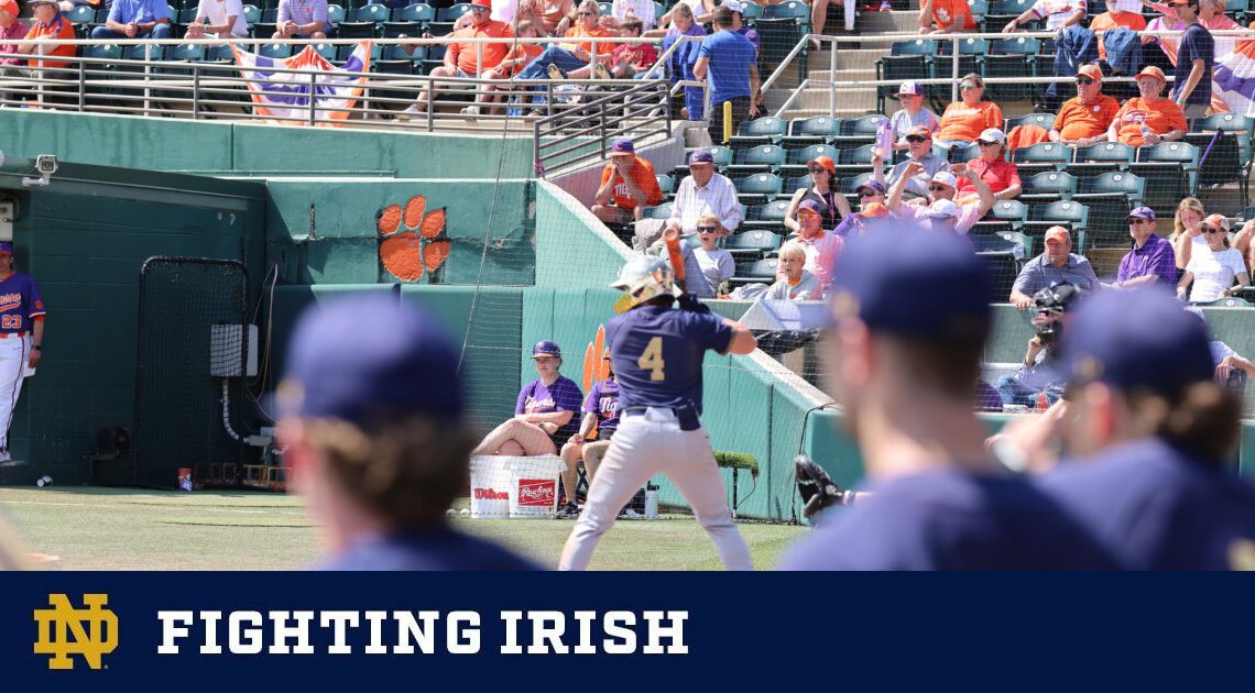 Irish Fall to Clemson in Final Game of the Series – Notre Dame Fighting Irish – Official Athletics Website