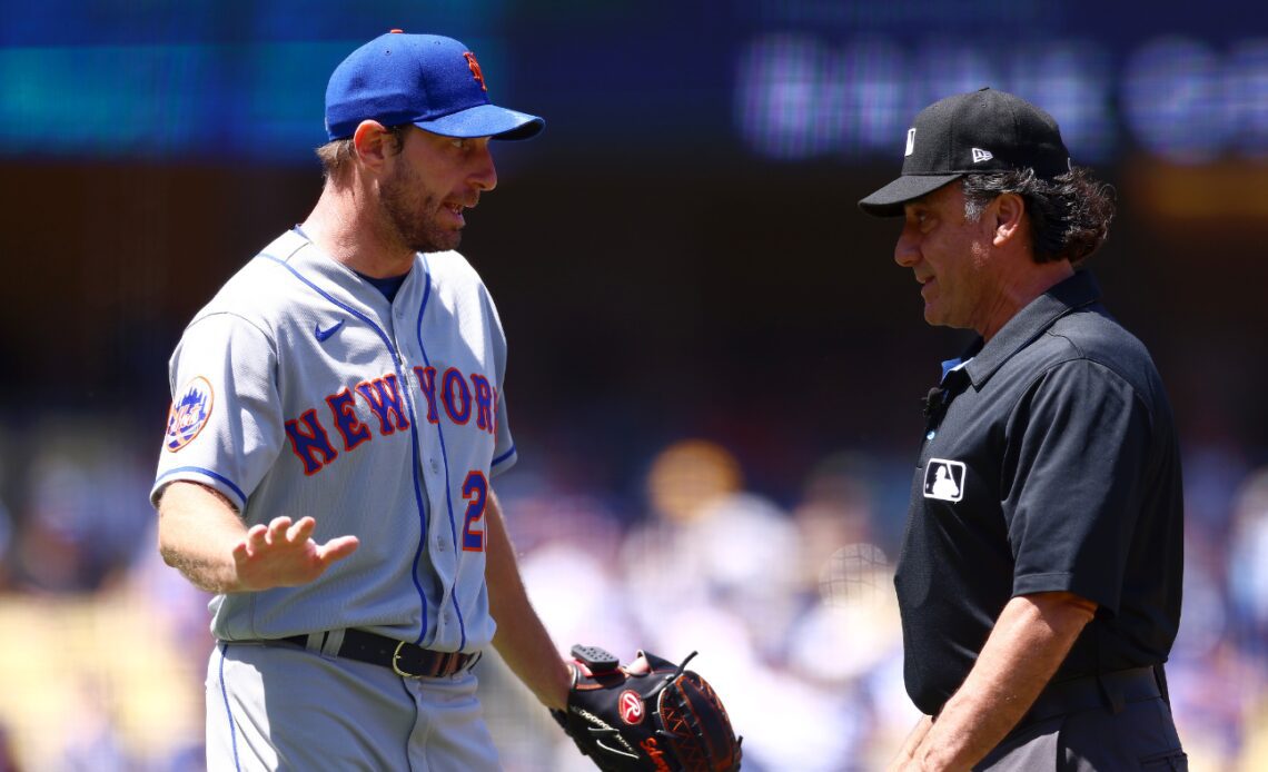 Max Scherzer ejection: Mets ace tossed over sticky stuff inspection, insists mixture was 'sweat and rosin'