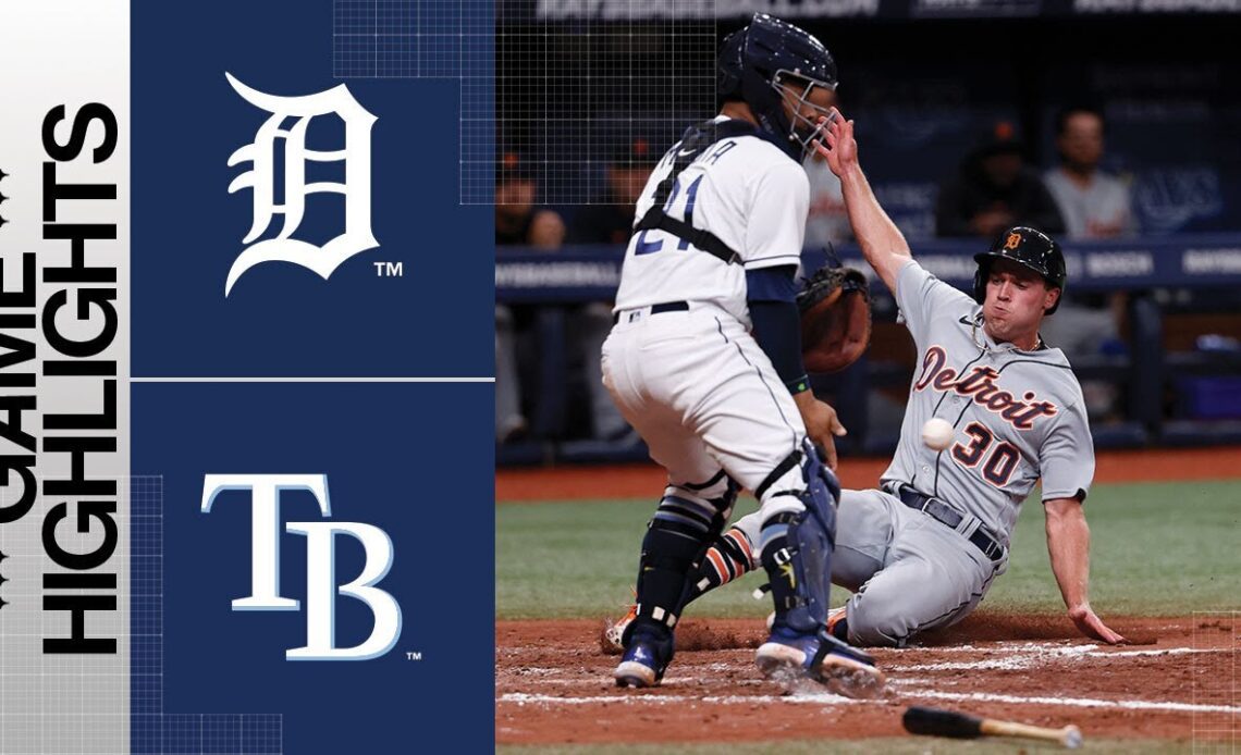 Tigers vs. Rays Game Highlights (4/1/23) | MLB Highlights
