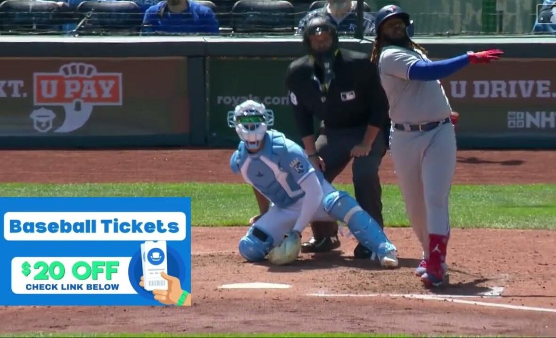 Vladimir Guerrero Jr. crushed a HR with style, Statcast-projected 436-foot home run