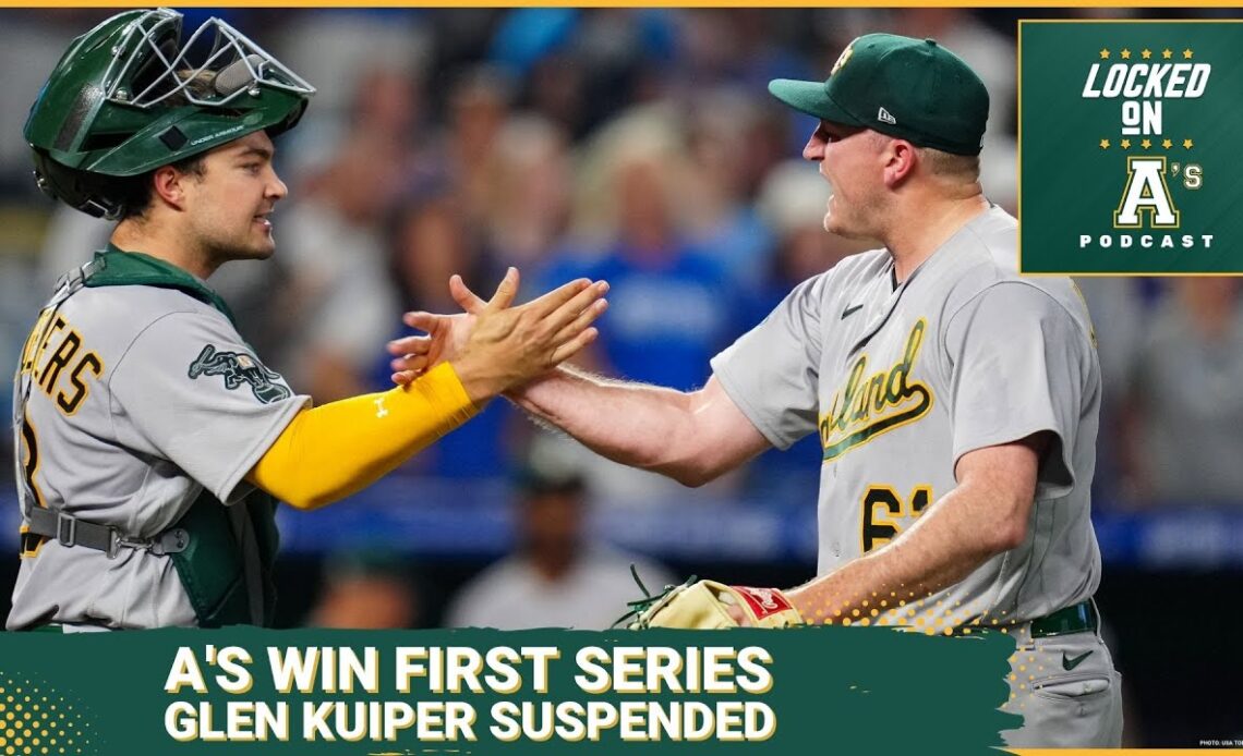 A's Win a Series + Glen Kuiper Suspended + Vida Blue Passes at 73