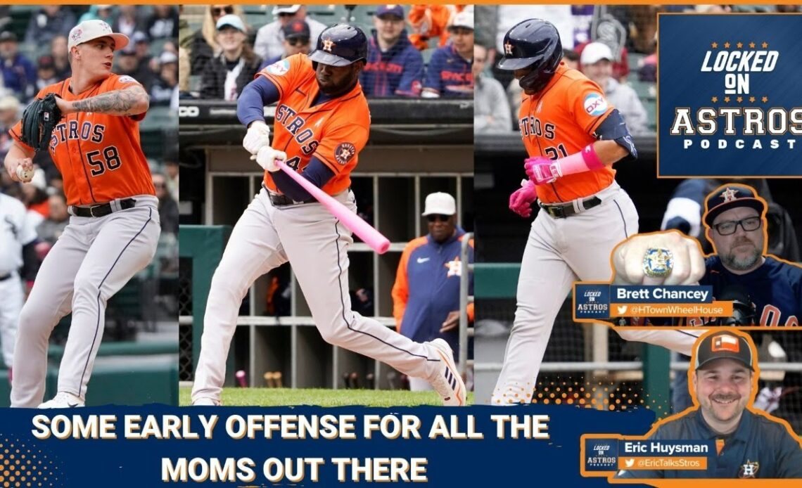 Astros bats get started off hot to support Hunter Brown