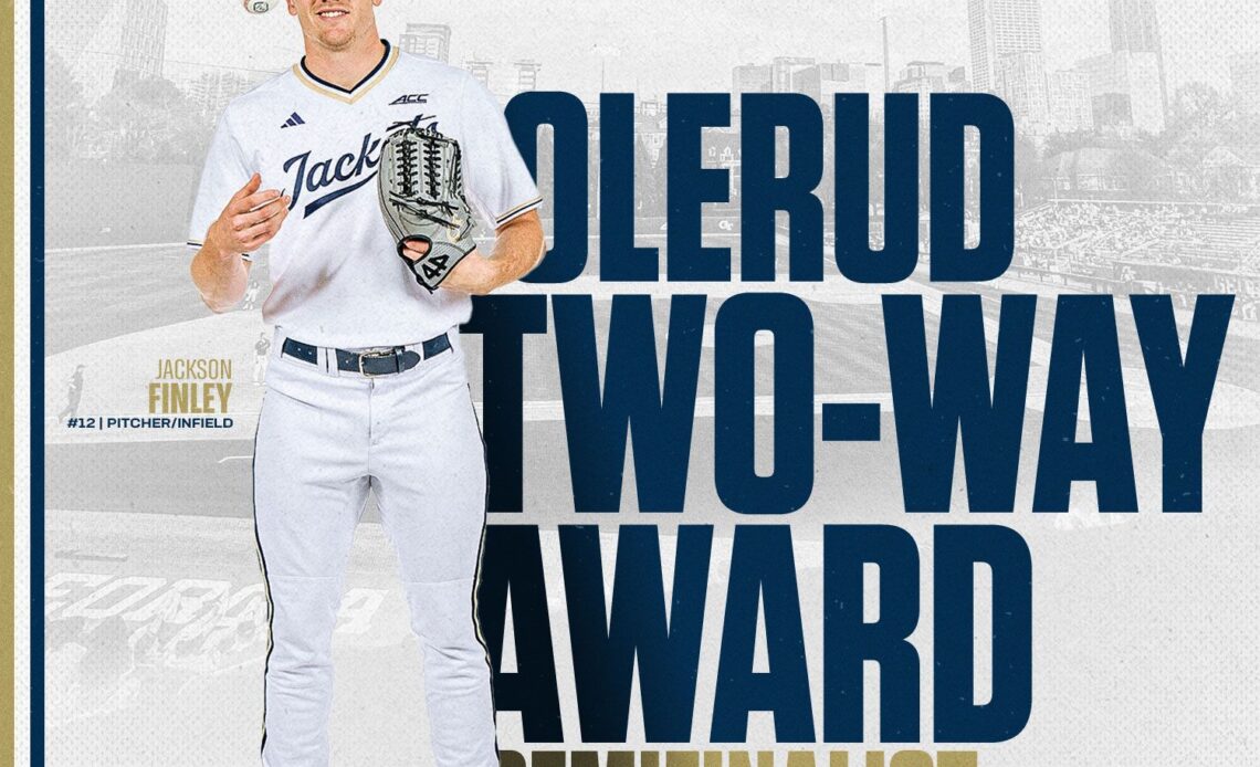 Finley Named Olerud Two-Way Player of the Year Semifinalist – Baseball — Georgia Tech Yellow Jackets