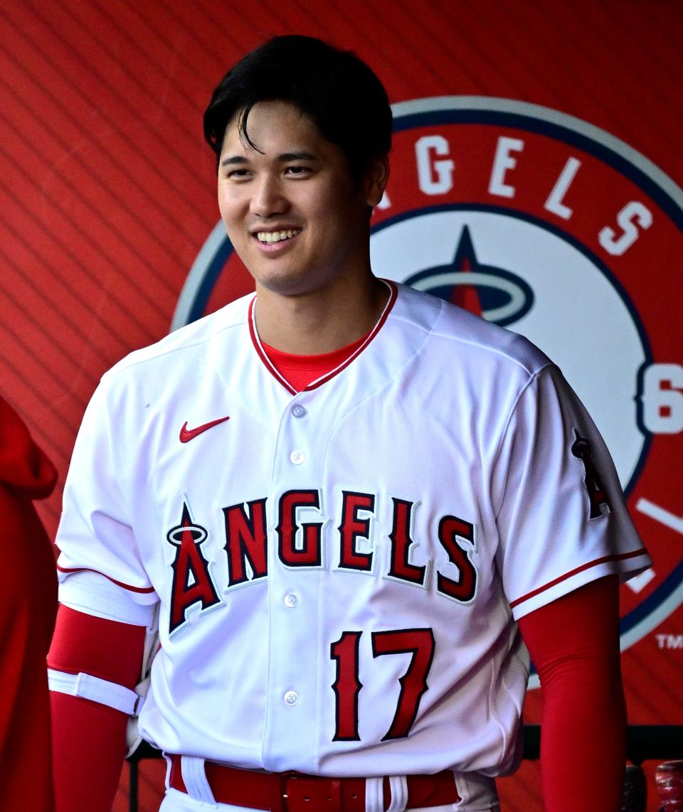 Shohei Ohtani is 5-1 with a 3.23 ERA as a pitcher with the Angels.