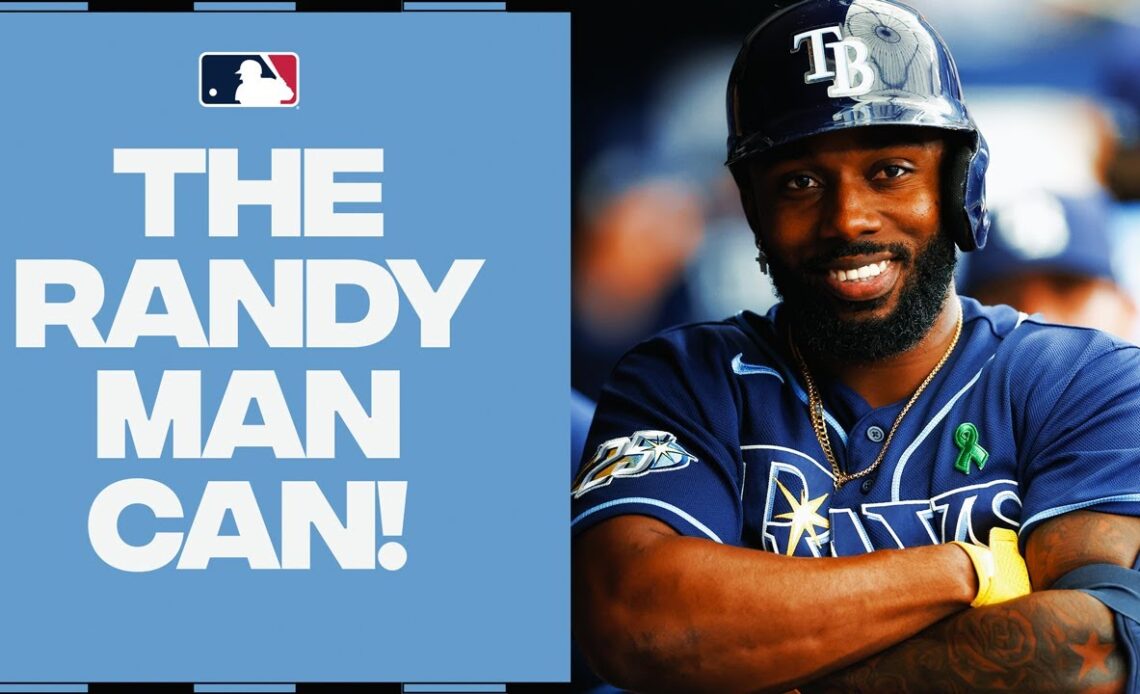 The Randy Man can do it all!!!! Arozarena is having a MONSTER year leading the first place Rays!!