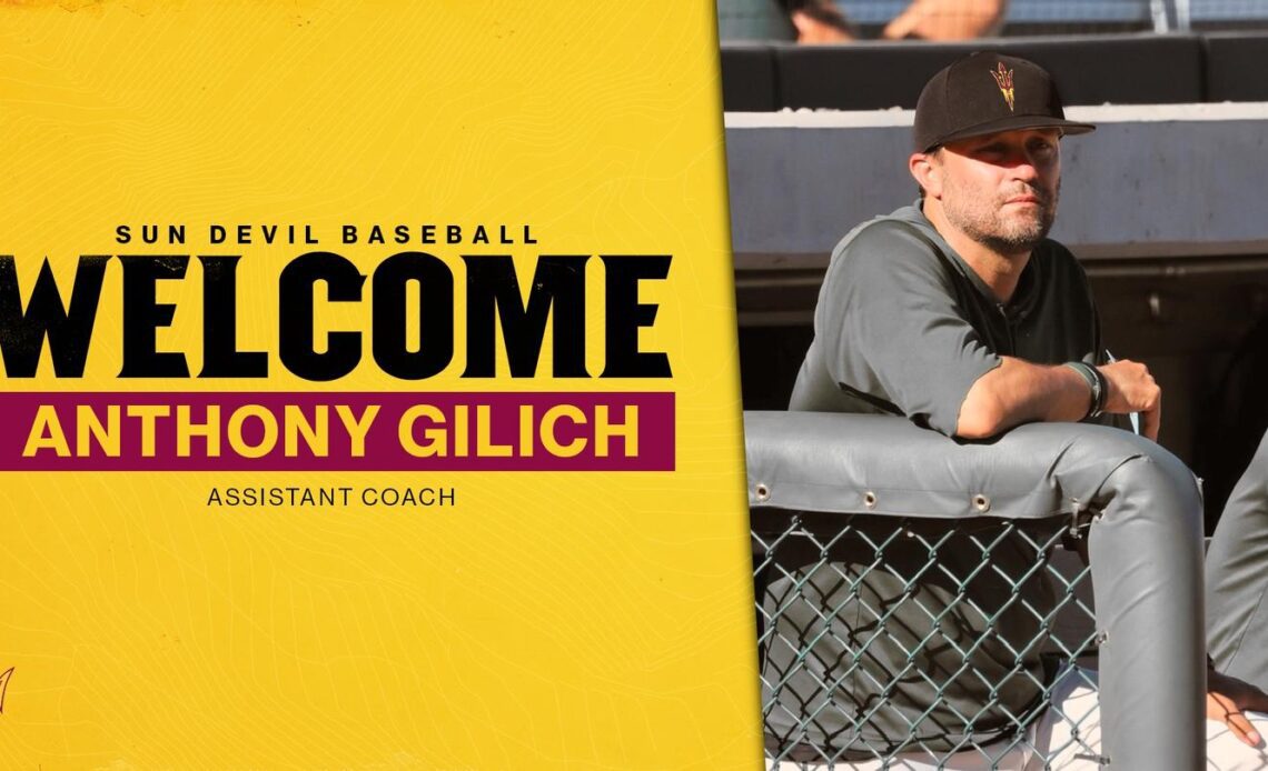 Baseball Names Anthony Gilich as Third Assistant