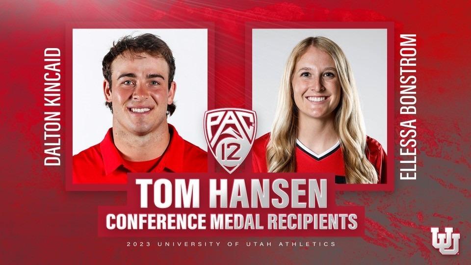 Ellessa Bonstrom, Dalton Kincaid Named 2022-23 Tom Hansen Conference Medal Recipients