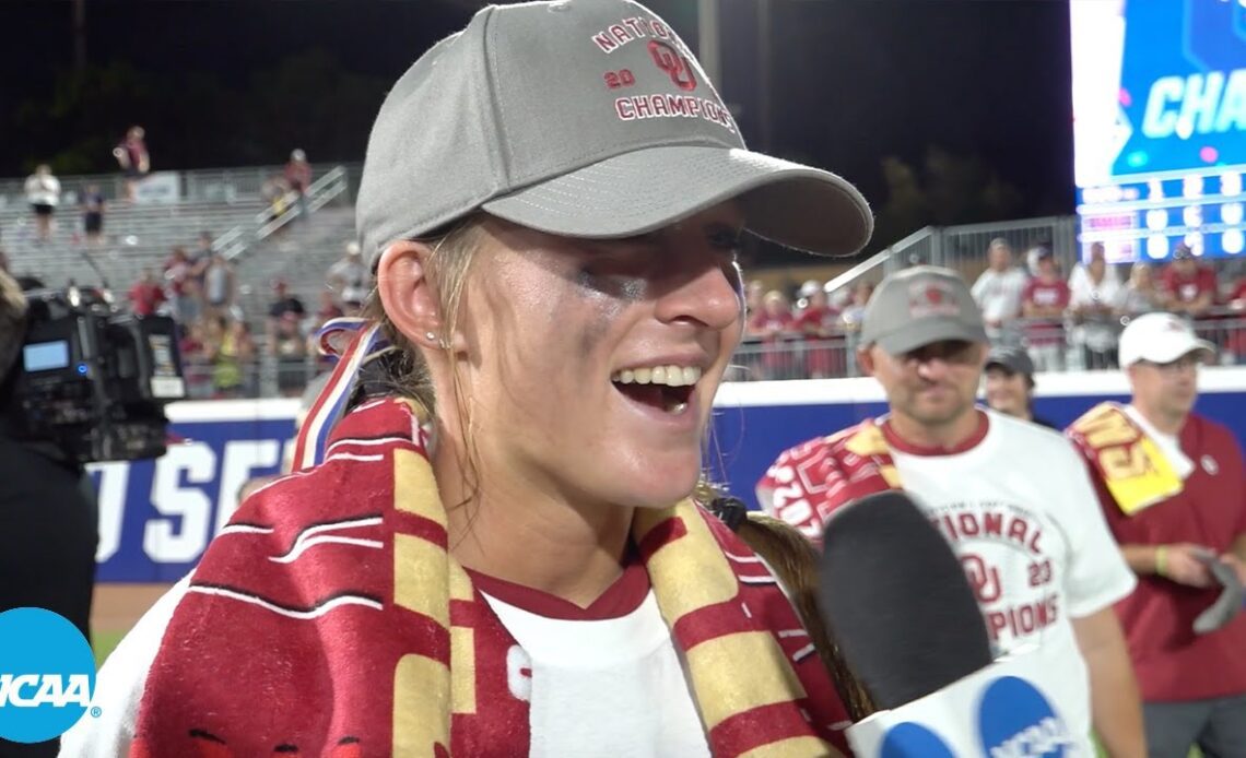Jordy Bahl wins 2023 WCWS Most Outstanding Player