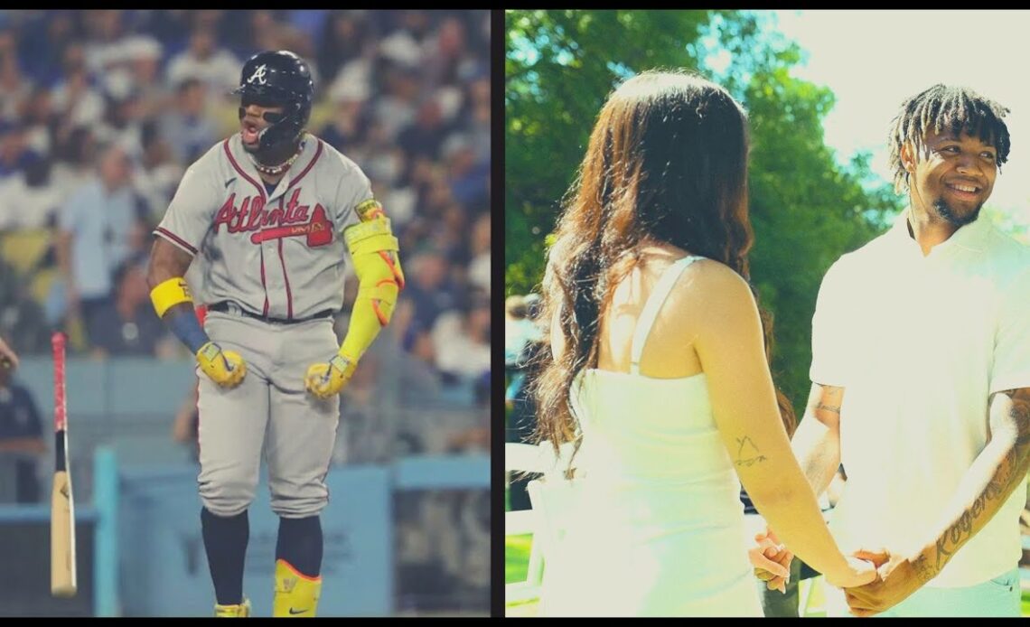 Ronald Acuña Jr. not only joined the MLB's exclusive 30-60 club but also gets married hours prior