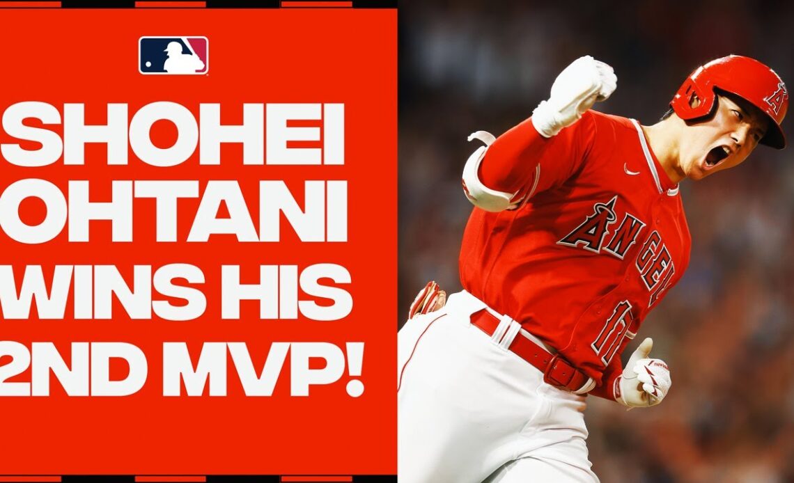 Shohei Ohtani's AMAZING year earns him his SECOND MVP! | 2023 AL MVP Highlights