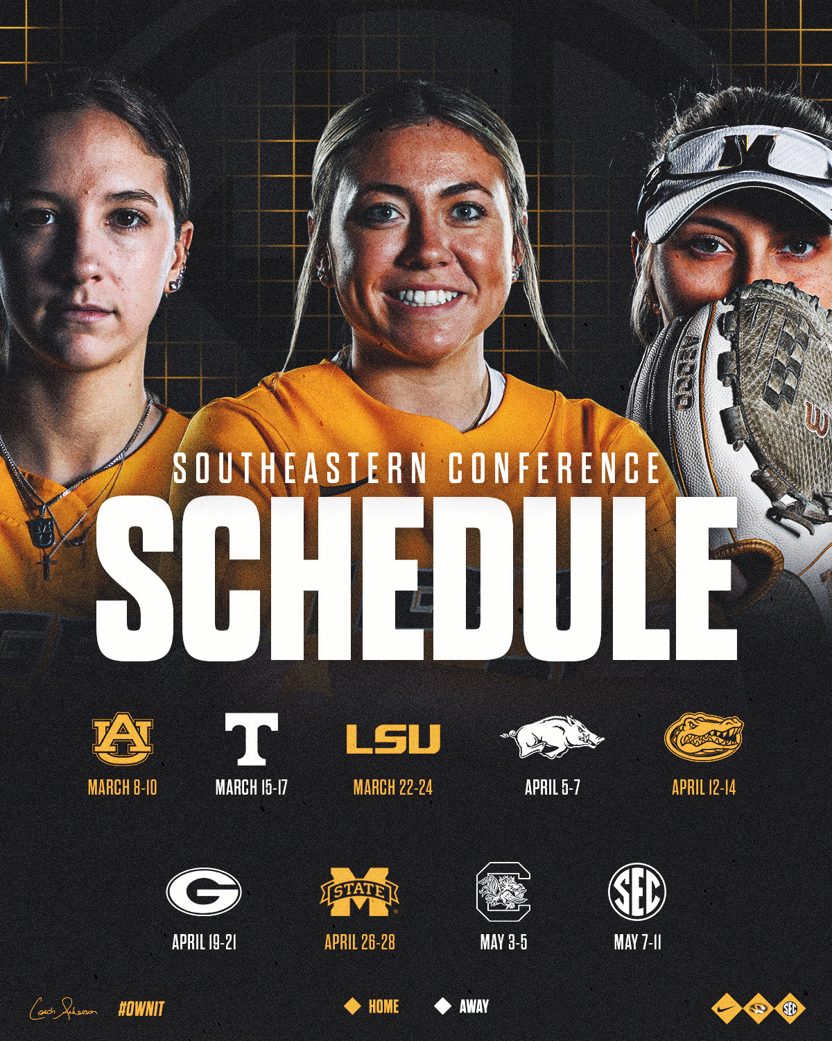 Southeastern Conference Announces 2024 Softball Schedule VCP Bullpen