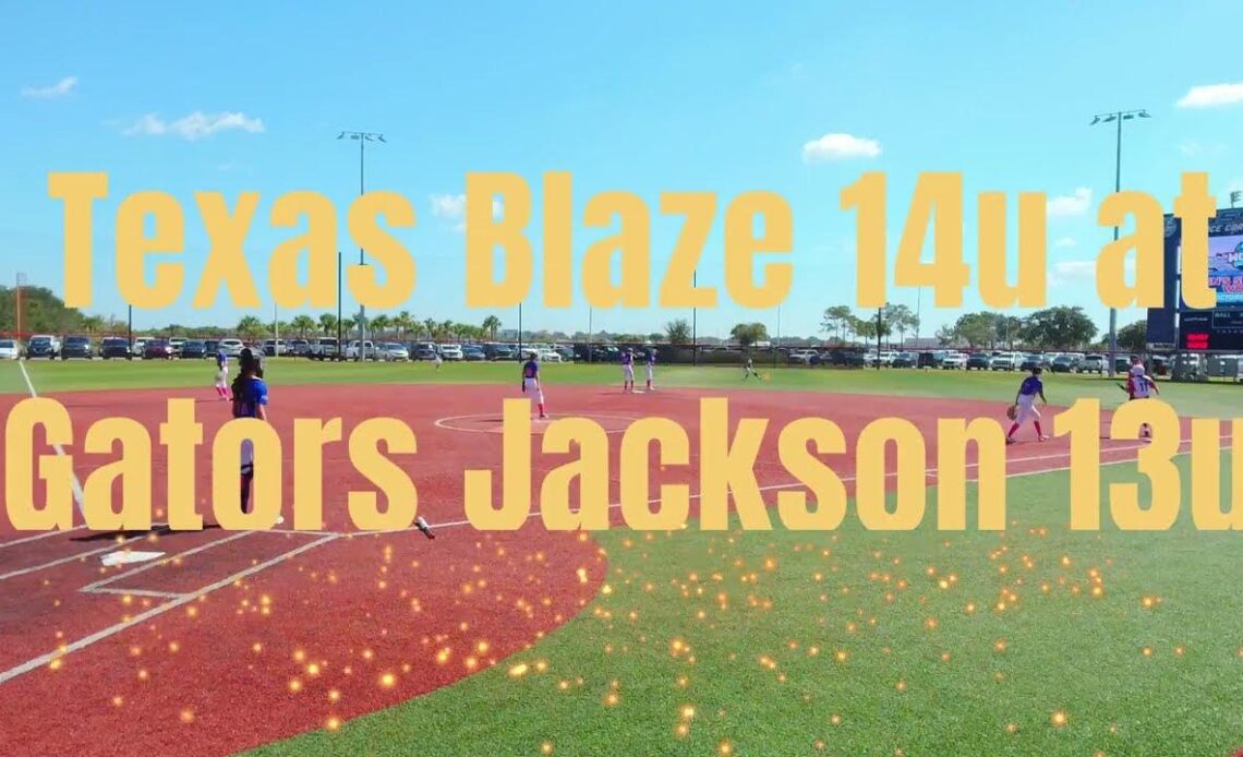 Texas Blaze 14u at Gators Jackson 13u Softball