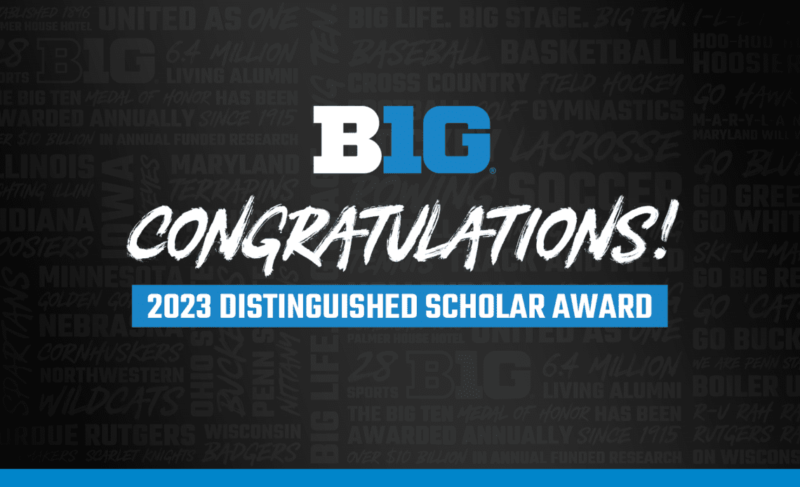Big Ten Announces Distinguished Scholar Award Recipients