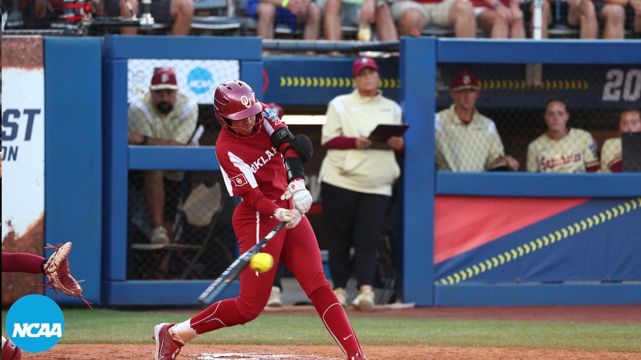 Oklahoma wins the 2023 Women's College World Series title