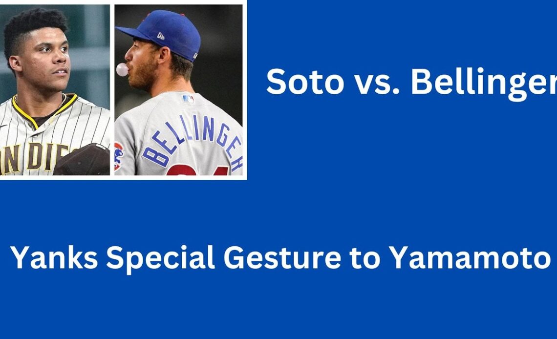 YANKEES: Soto vs. Bellnger || Yanks Special Gesture to Yamamoto