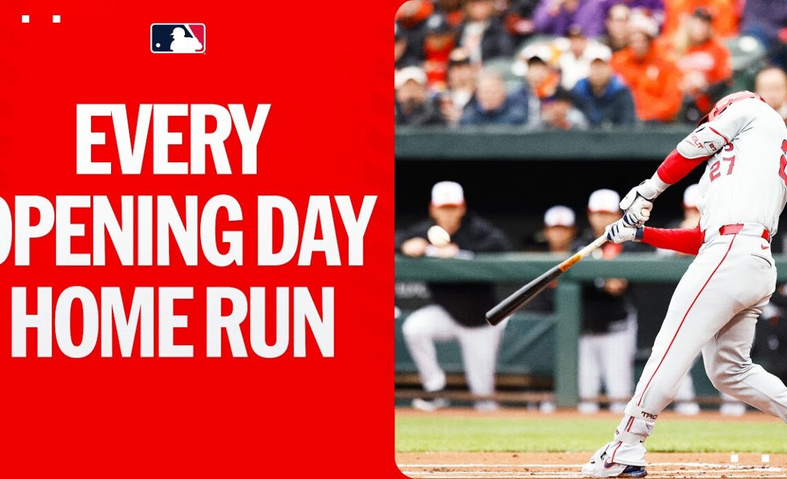 All 2024 Opening Day home runs!