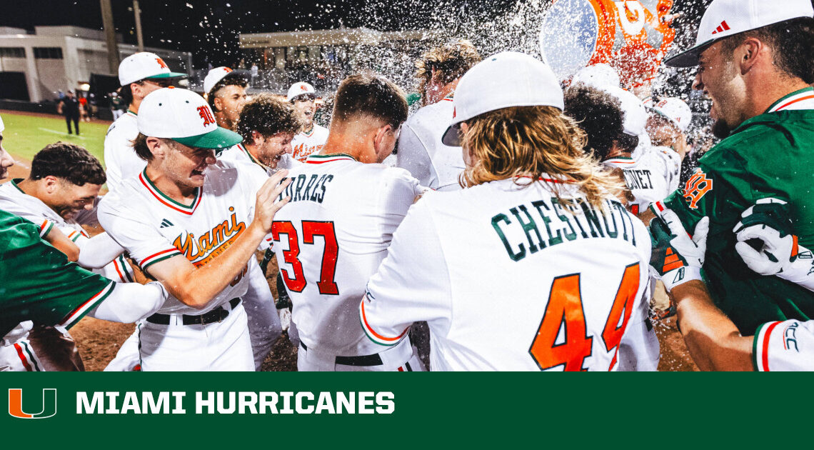 Hurricanes Walk Off Tar Heels, 2-1 – University of Miami Athletics