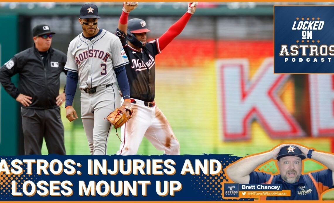 Astros: Injuries and Loses Mount up
