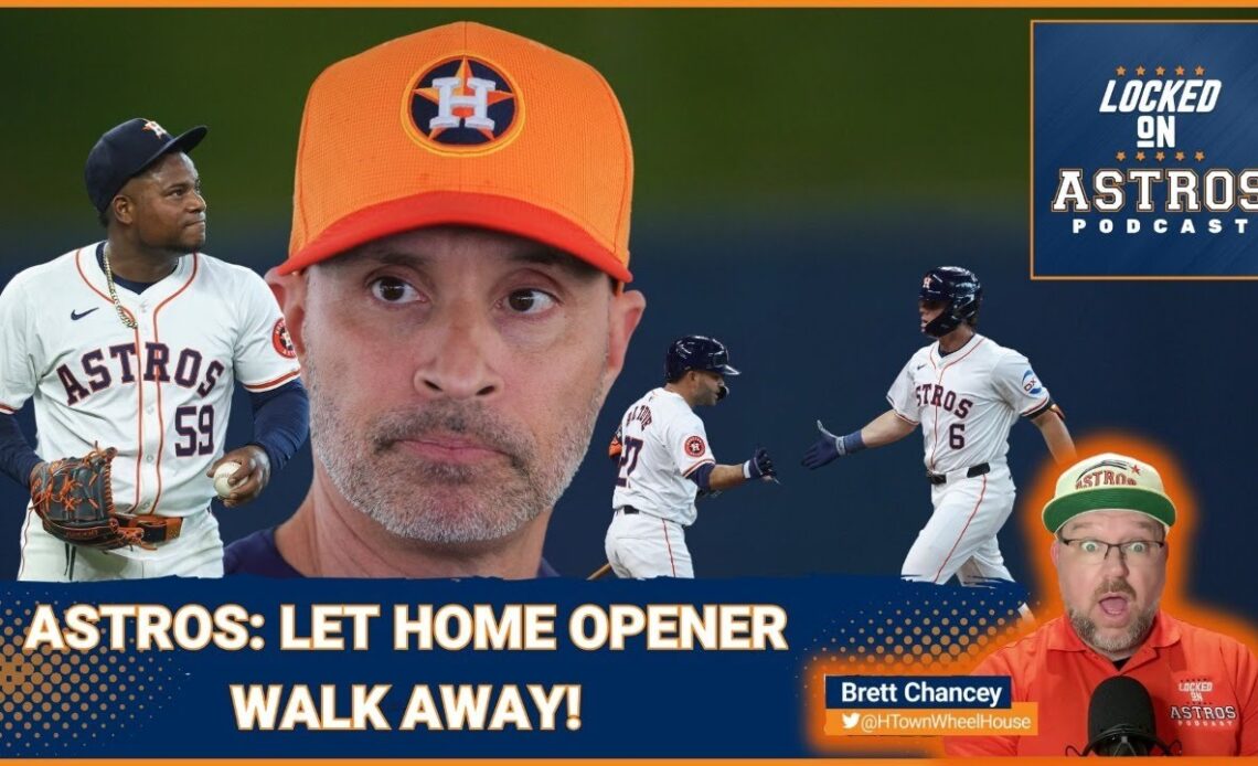 Astros: Let Home Opener Walk Away