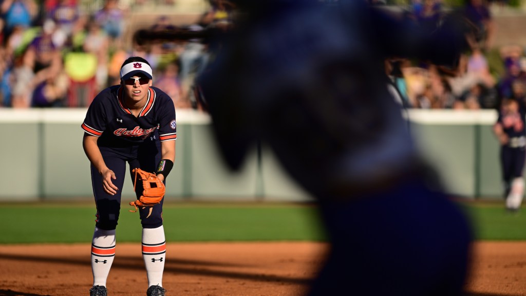 Auburn softball’s comeback falls short in game two with Rebels