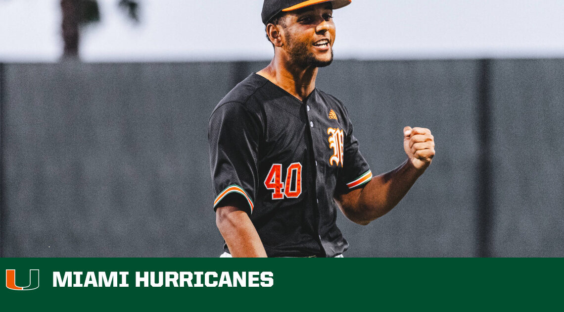 Bullpen Leads Hurricanes to 5-2 Victory over Owls – University of Miami Athletics