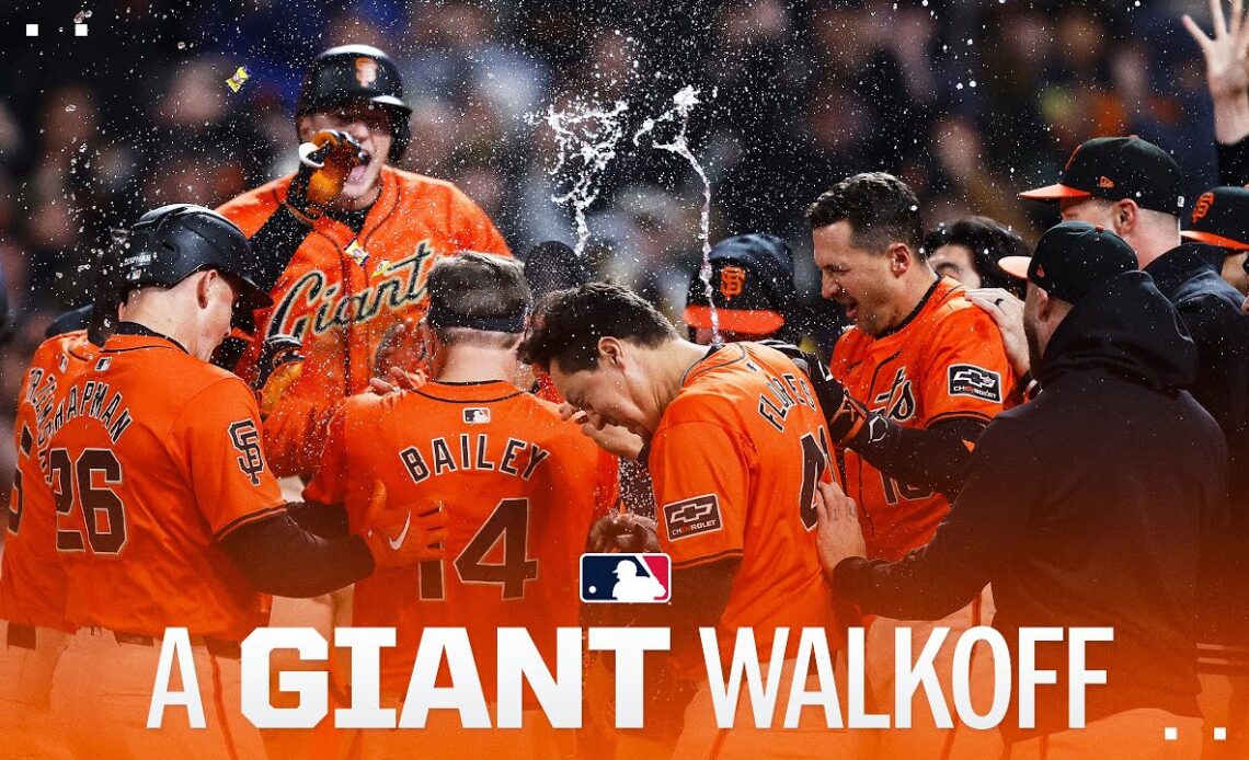 Patrick Bailey LEFT NO DOUBT! See the FULL half-inning for the Giants WALK-OFF!