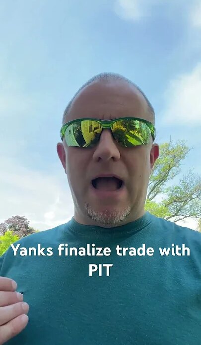 Yanks finalize trade with PIT #nyy #yankees #baseball #youtyouth beshorts h