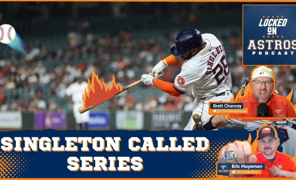 Astros win series behind the power of Singleton and Co.