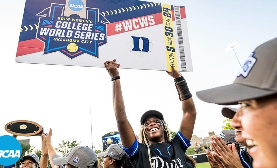 Every 2024 WCWS team's winning moment from softball super regionals