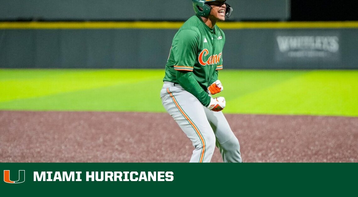 Hurricanes Hammer Hokies in Series Opener – University of Miami Athletics