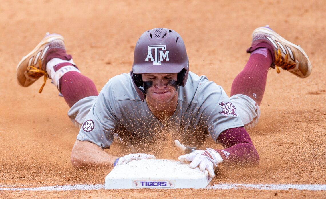 Jim Schlossnagle explains how No. 2 Texas A&M avoided SEC sweep at LSU